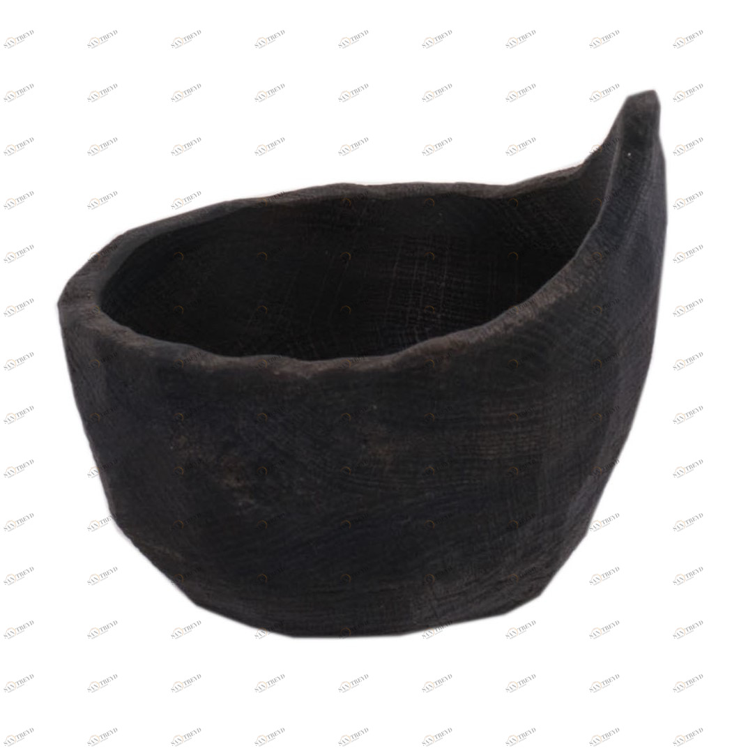 Миска, Чёрный , одна ручка FUGA ECO WOOD 123638 Чёрный 