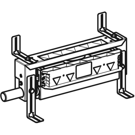 457.536.00.1 Инсталляция Geberit Kombifix для душевых систем, с водоотводом в стене, высота стяжки для напольного стока 65–90 мм Geberit  - Вид №1