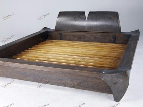 ICI ET LÀ Двуспальная кровать из дерева Handmade metal furniture by ici et là sun-id-1492366