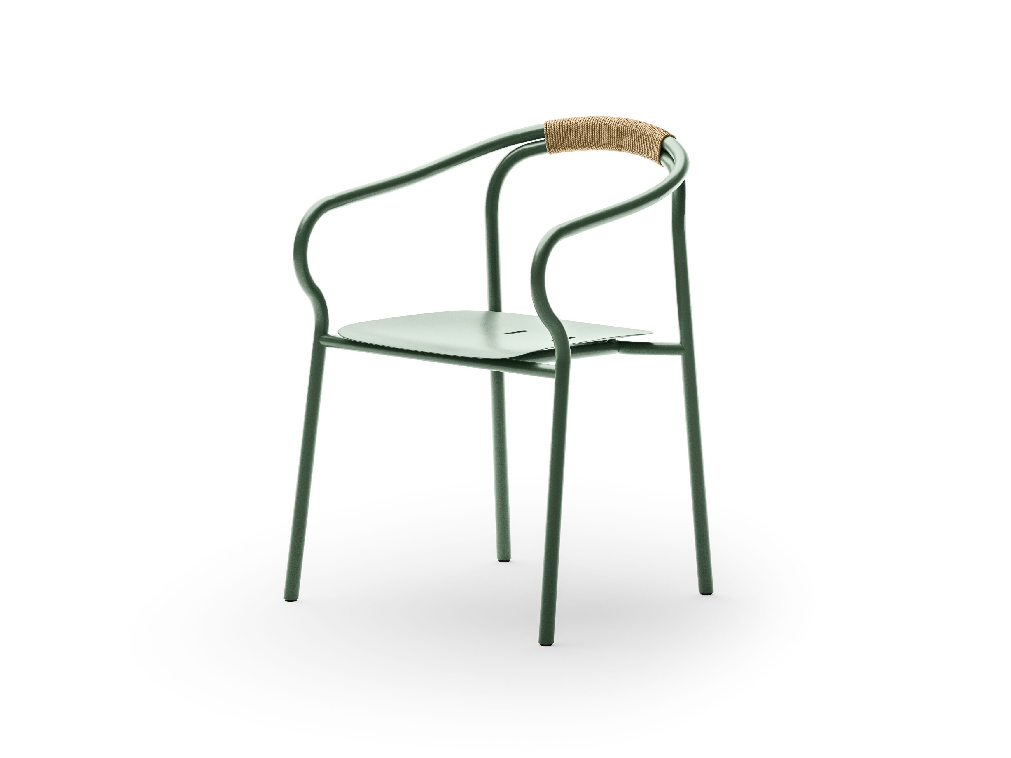 Алюминиевый садовый стул с подлокотниками Unopiù Salò ARCH-00150231 - Вид №2