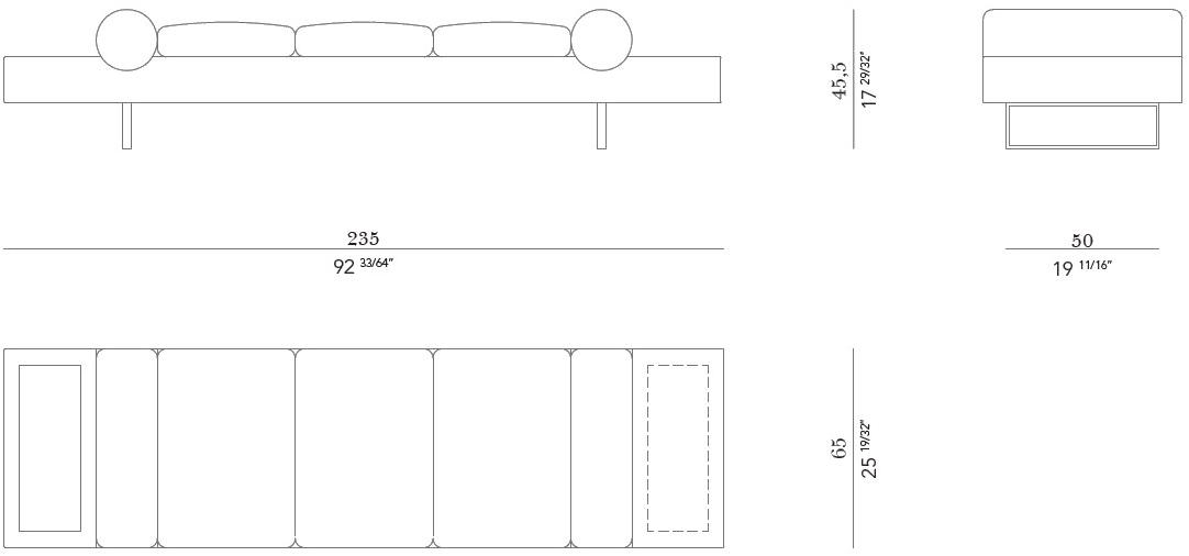 ROSSATO ARREDAMENTI Мягкая бархатная скамейка Home sun-id-1418101 - Вид №3