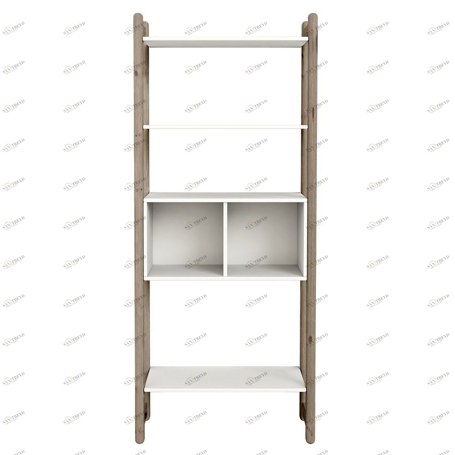 Гарнитур Maxi A, 1 полка и 1 книжный шкаф, коричневый Flexa 812650414