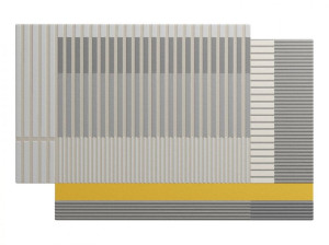 Полосатый ковер ручной работы