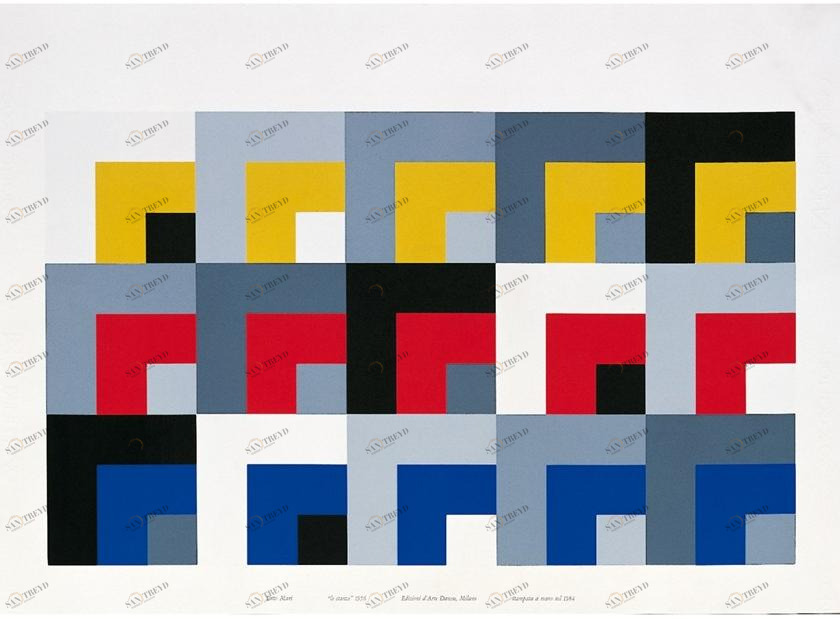 Danese Milano 8-цветная трафаретная печать на бумаге dropjet  Dedz17 