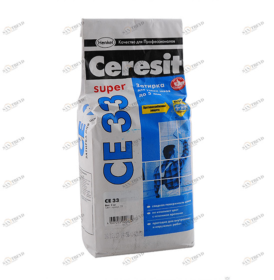 Затирка №88 Super СЕ 33 темно-синяя 2кг CERESIT 254457