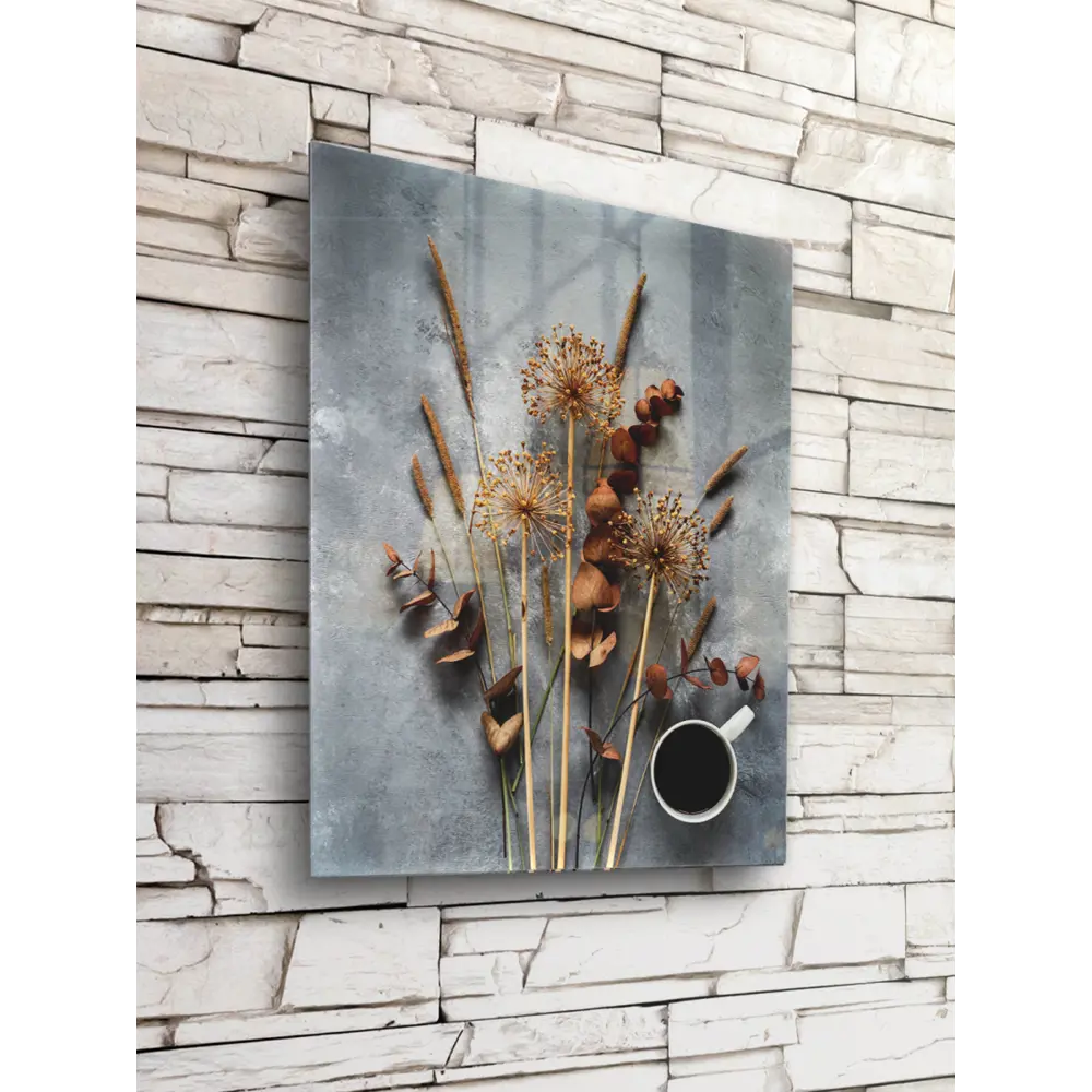 Картина на стекле Букет сухоцветов 40x50 см POSTERMARKET STLM-2002934 - Вид №3