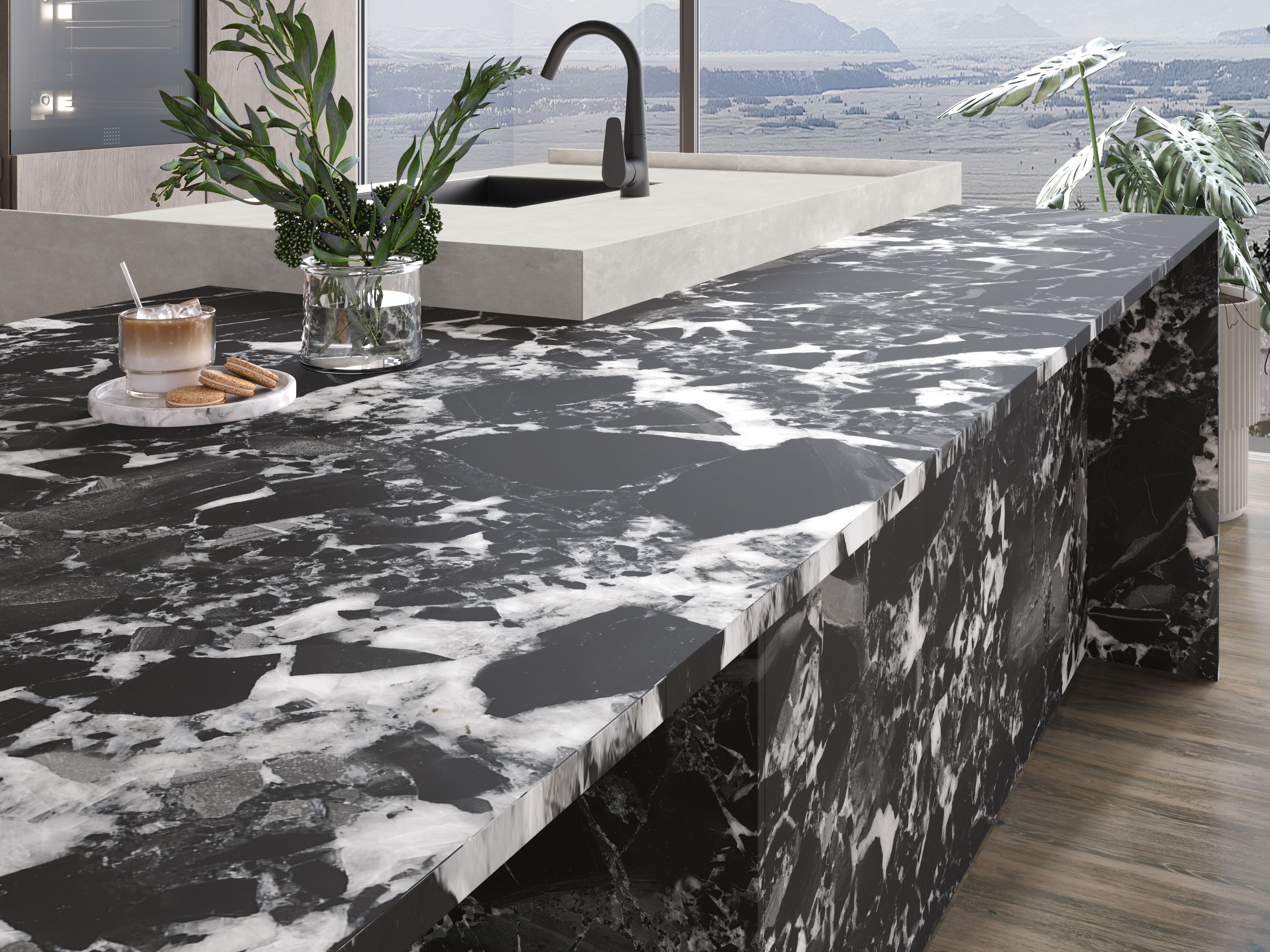 Отделка мебели / столешницы из керамогранита Kaleseramik плиты ARCH-00115915