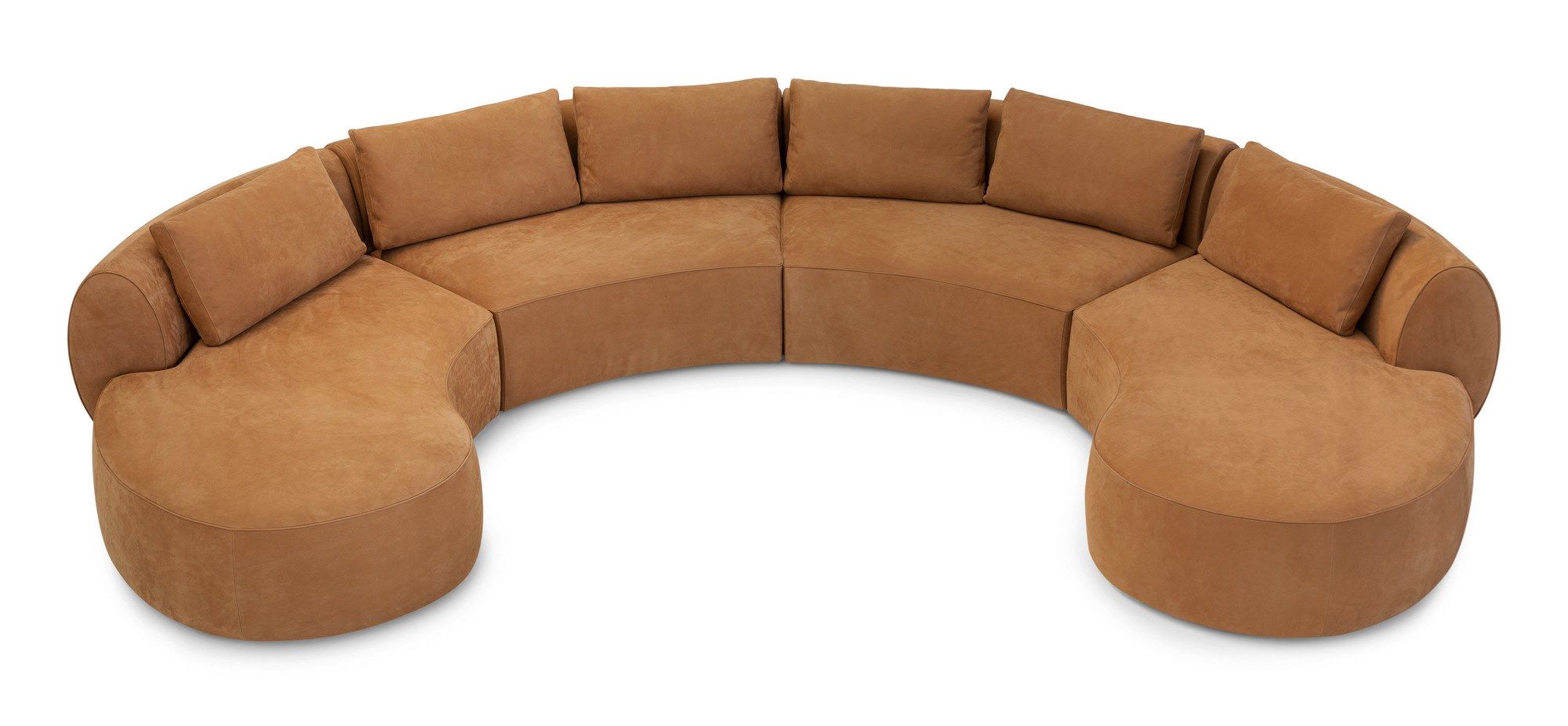 Секционный диван из изогнутой ткани Sicis Botero ARCH-00116512 - Вид №2