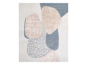 Прямоугольный ковер ручной работы из шерсти и шелка