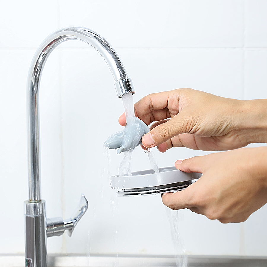 QL10345-CL-GY Контейнер для пищевых продуктов lucky mouse 0,6 л Qualy  - Вид №15