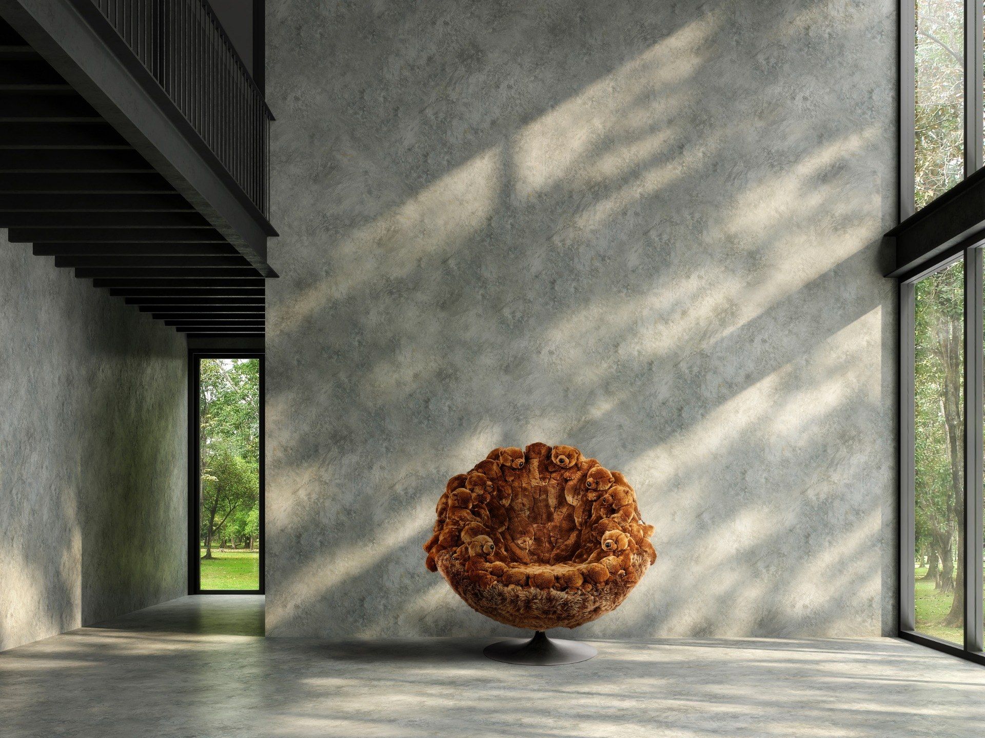 Полиэфирное кресло APCOLLECTION Chubby Baloo ARCH-00052581 - Вид №1
