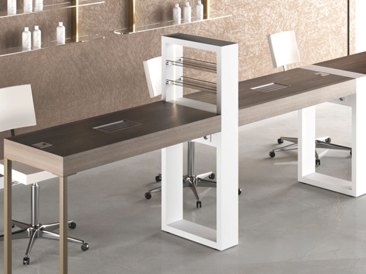 Ламинированная парикмахерская рабочая станция Gamma & Bross гамма-магазин ARCH-00093618 - Вид №2