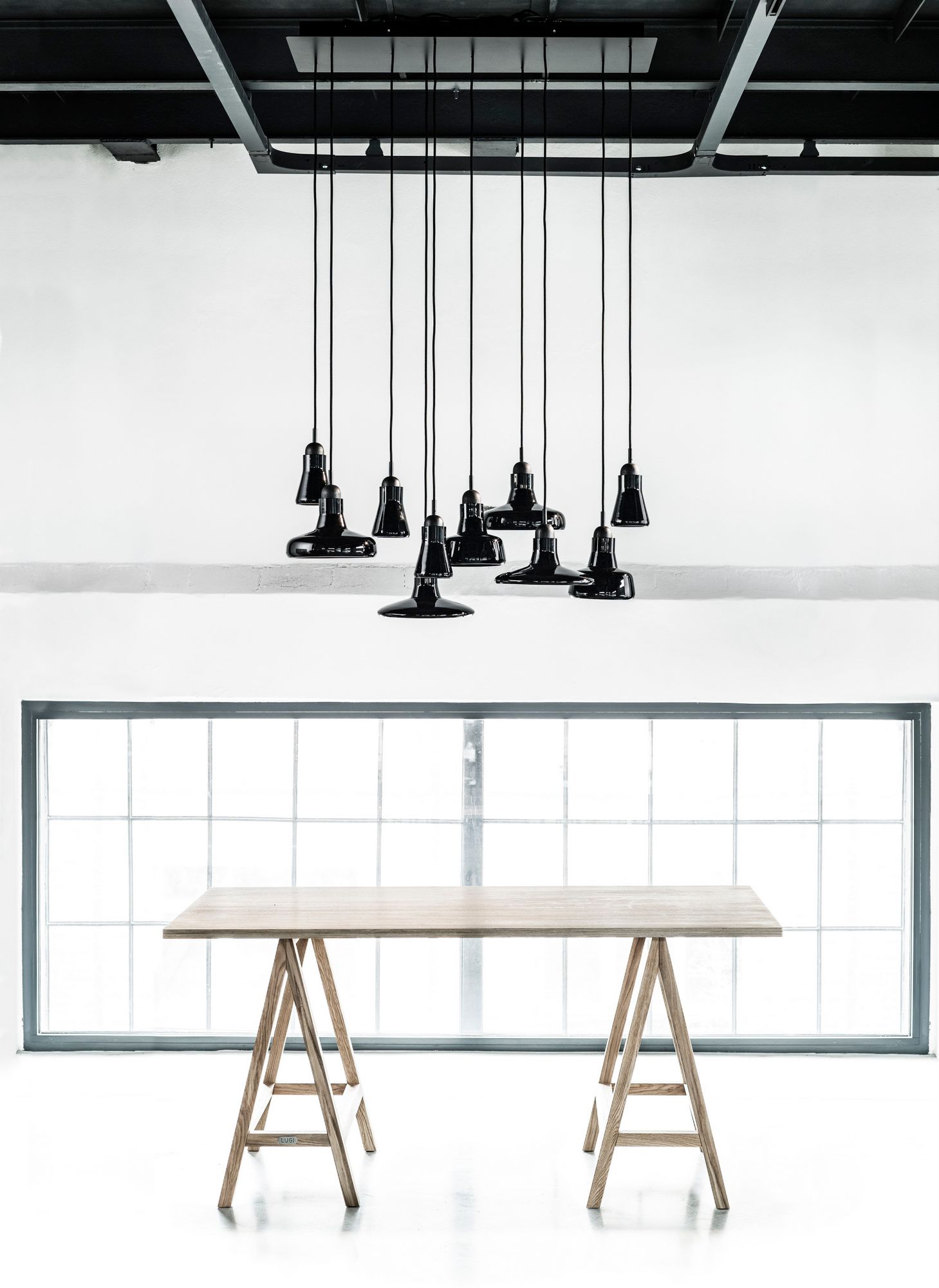 Подвесной светильник из дутого стекла с регулируемой яркостью BROKIS Тени ARCH-00150384 - Вид №10