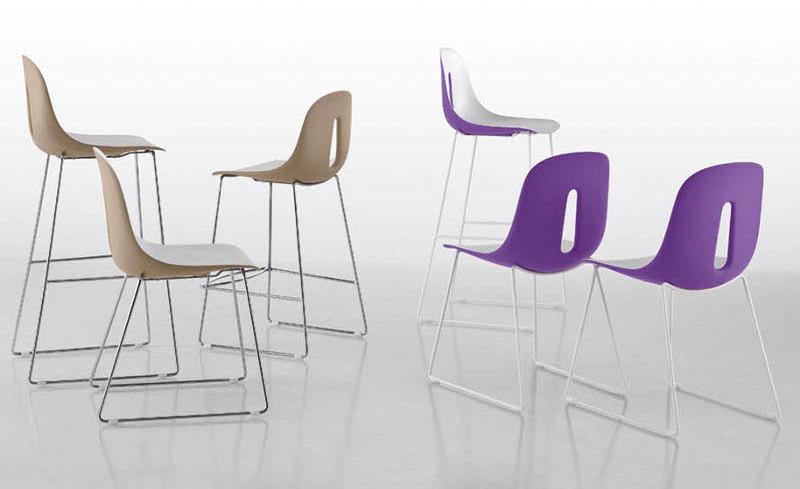 CHAIRS & MORE Стул с основанием из полиуретана с подставкой для ног Gotham sun-id-1357868 - Вид №14