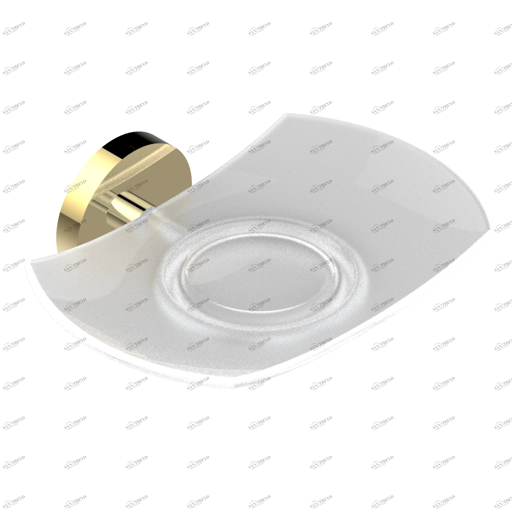 G6A-500 Мыльница стеклянная настенная Thg-paris Metamorphose Хром/золото G6A-500 CAT.A