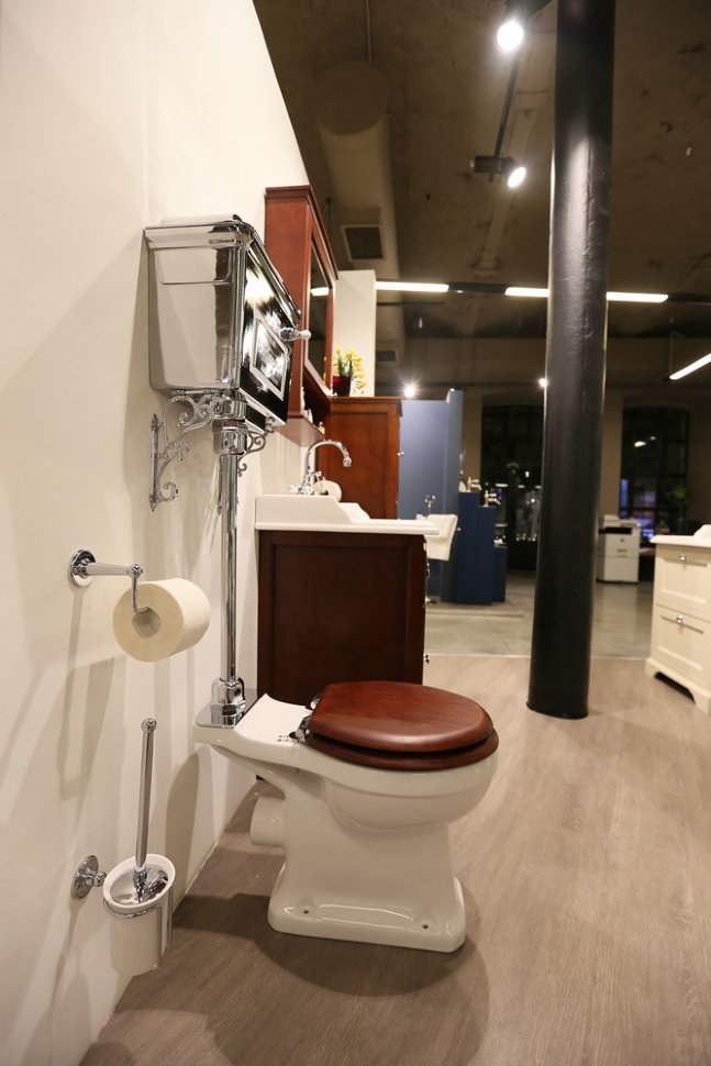 T71 CHR, T33 CHR, P20 Компакт унитаз с бачком Белый Burlington  Англия  - Вид №7