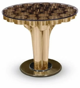 Essential Home Круглый журнальный столик из латуни Wormley