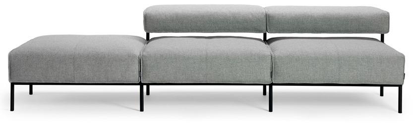 Offecct 3-х местный модульный диван из ткани Lucy sun-id-1483043 - Вид №1