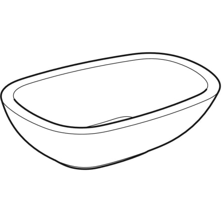 500.542.01.1 Накладная раковина Geberit Citterio Geberit  - Вид №1