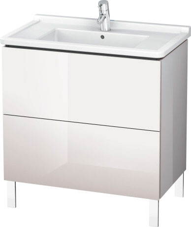 LC660907171 Тумбочка напольная L-Cube #LC6609 820 x 469 мм Средиземноморский дуб Duravit - Вид №2