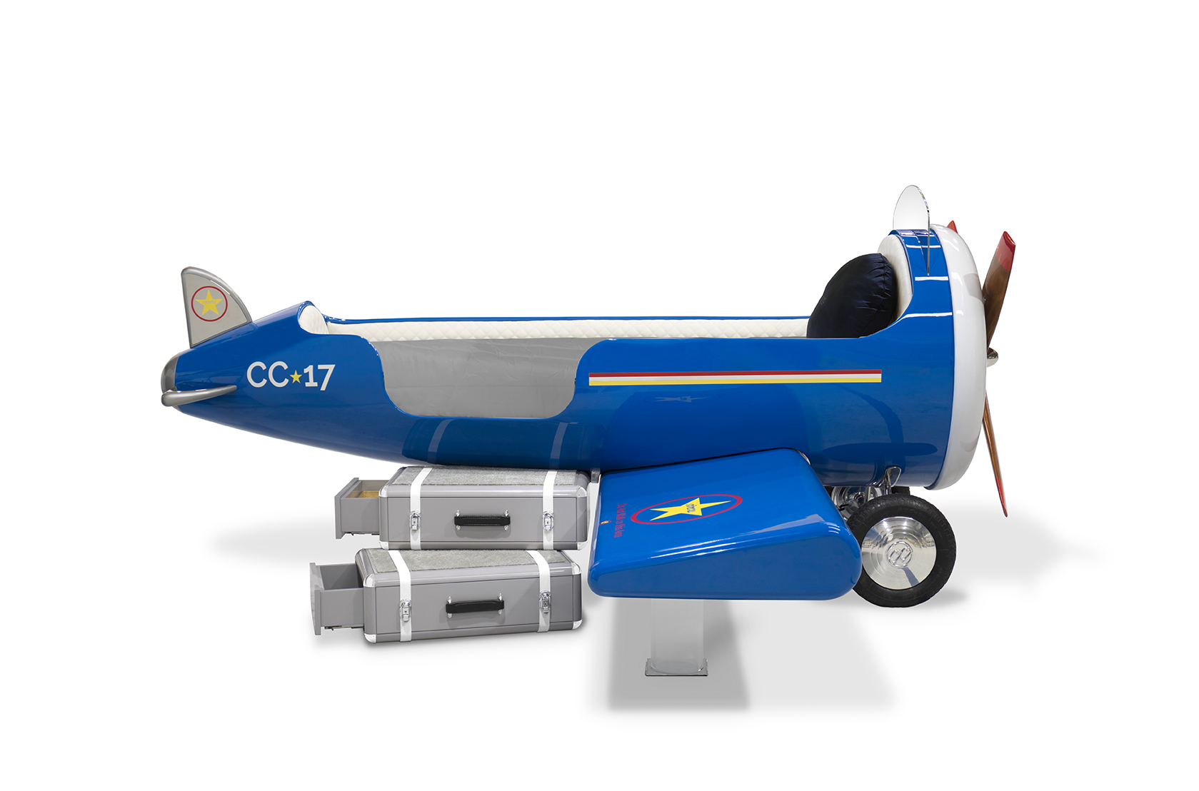 CIST28 Детская кровать самолет Sky One Circu  - Вид №2