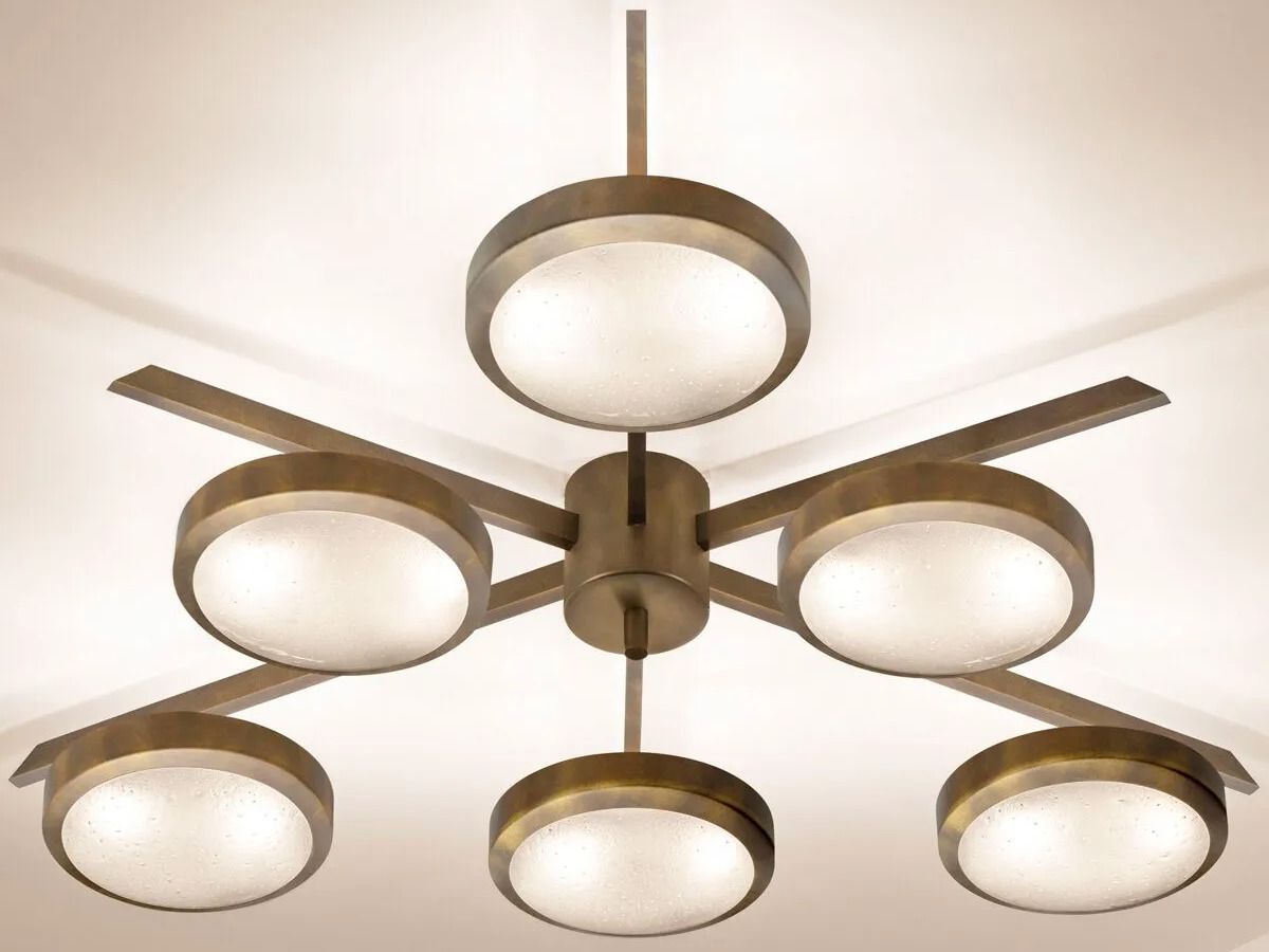 Металлический потолочный светильник GASPARE ASARO SEI ARCH-00116283