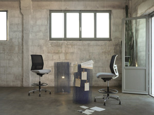 5 спиц поворотный офисный стул с подставкой для ног