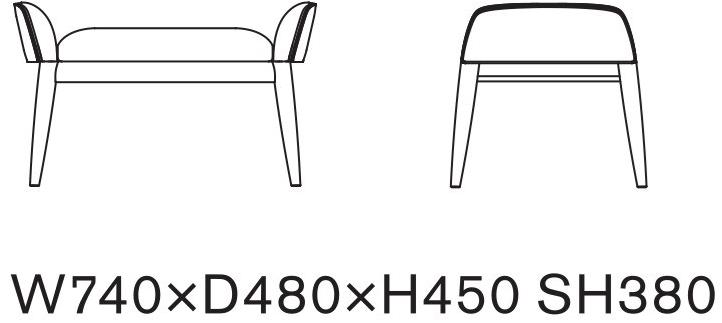 Ritzwell & Co. Мягкая кожаная подставка для ног Beatrix sun-id-1426881 - Вид №4