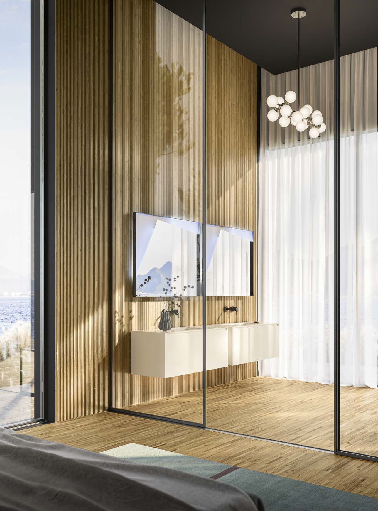 Полная мебель для ванной комнаты ITLAS кратные ARCH-00132406 - Вид №2