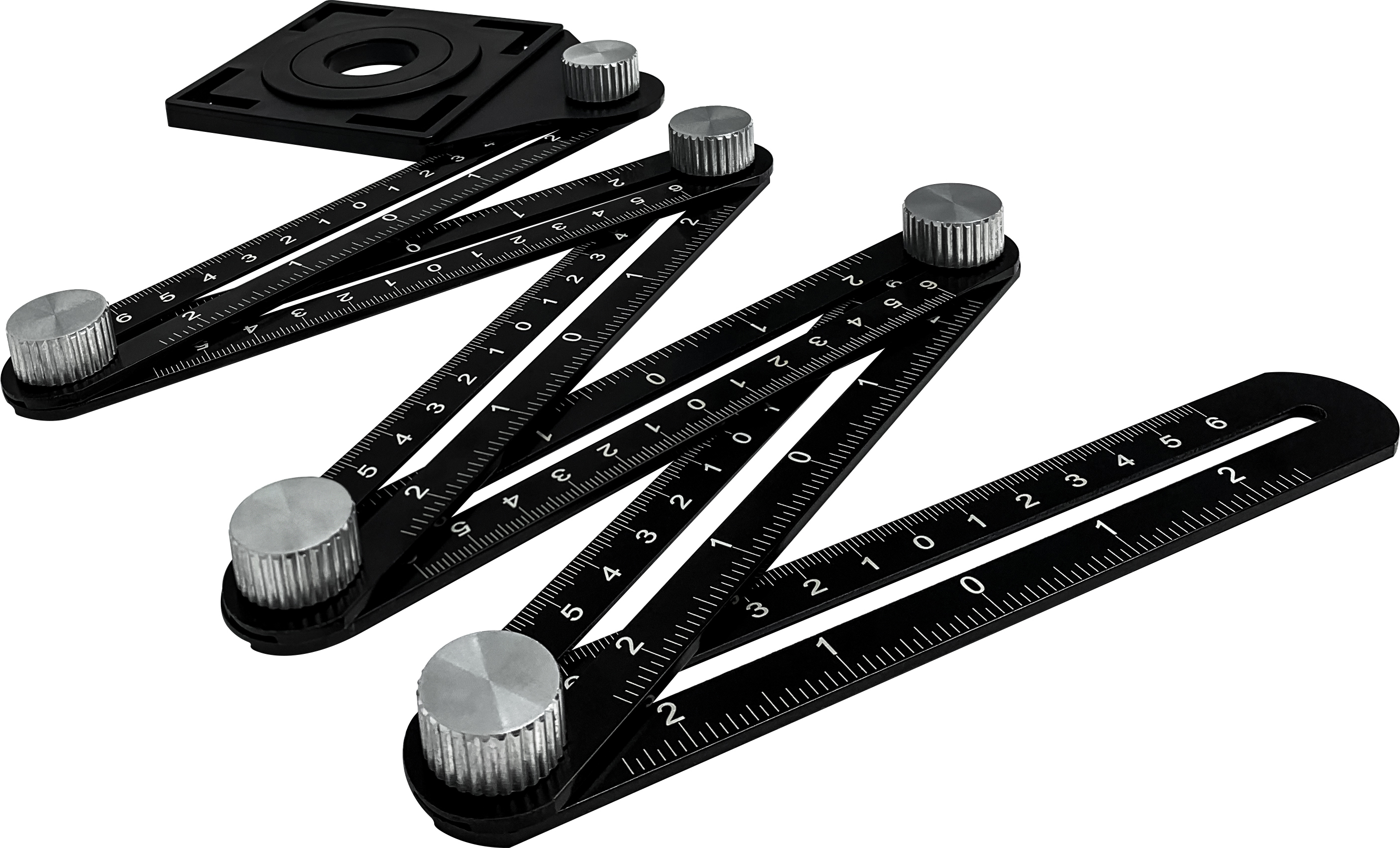 85094039 Линейка-шаблон для переноса отверстий 180 мм STLM-0058681 VERTEXTOOLS  - Вид №2