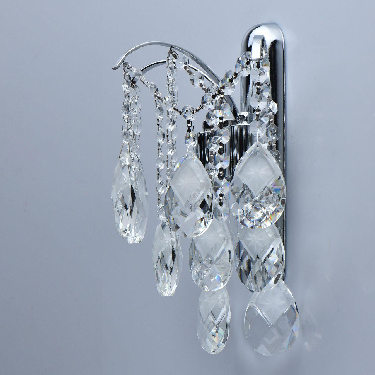 Бра настенное серебристое хром De Markt City "Бриз" 111020602 DE MARKT БРИЗ 00-3931632 Хром - Вид №2