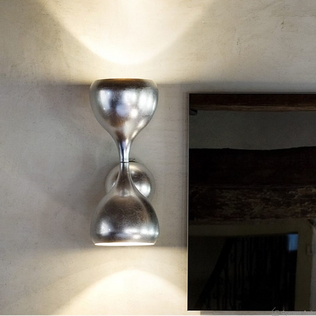 Masiero Blob A2 45 foglia argento бра 86522