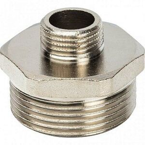 Ниппель переходной НН 1 1/4х1/2" никель STOUT