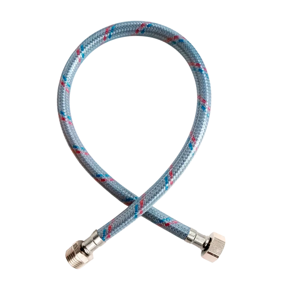 Гибкая подводка для воды Vaxt 1/2" гайка-штуцер 80 см STLM-2120234 - Вид №2