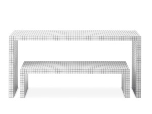 Консоль и журнальный столик в тамбуре