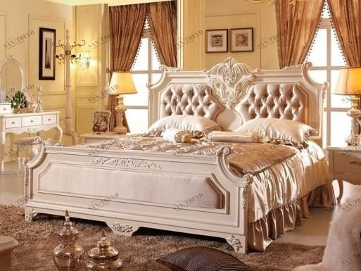 Arrediorg.it® Кровать King size из дерева с тафтинговым изголовьем Bella sun-id-1463044