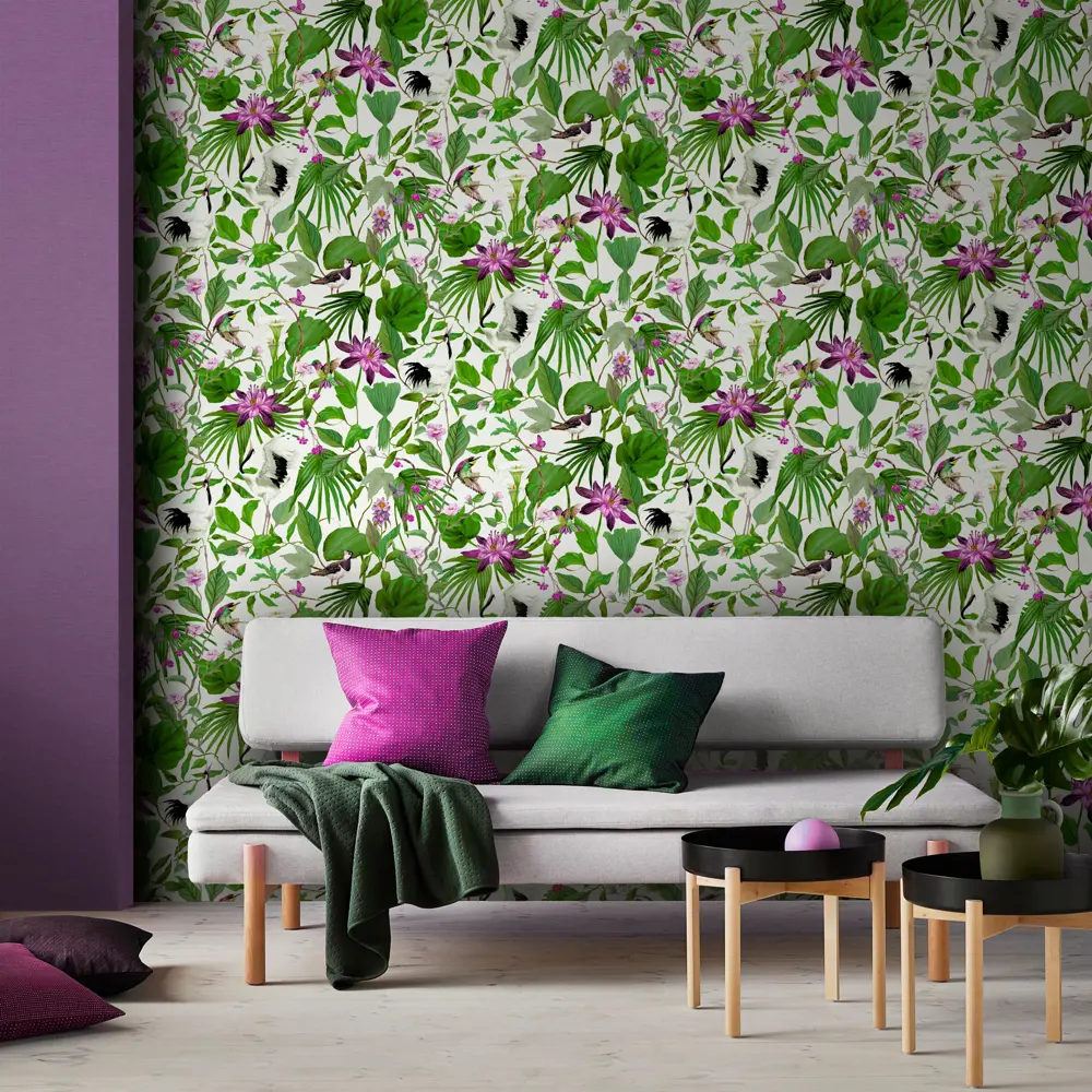 Обои флизелиновые Erismann Amazonik сиреневые 1.06 м ЭР60465-05 Amazonika STLM-2048768 - Вид №3