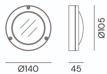 Il Fanale Бра для улицы из латуни Marina 247.01.oo - Вид №1