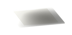 Полувстроенный душ под дождем WE ARE IB av620bo Matt White Aqua