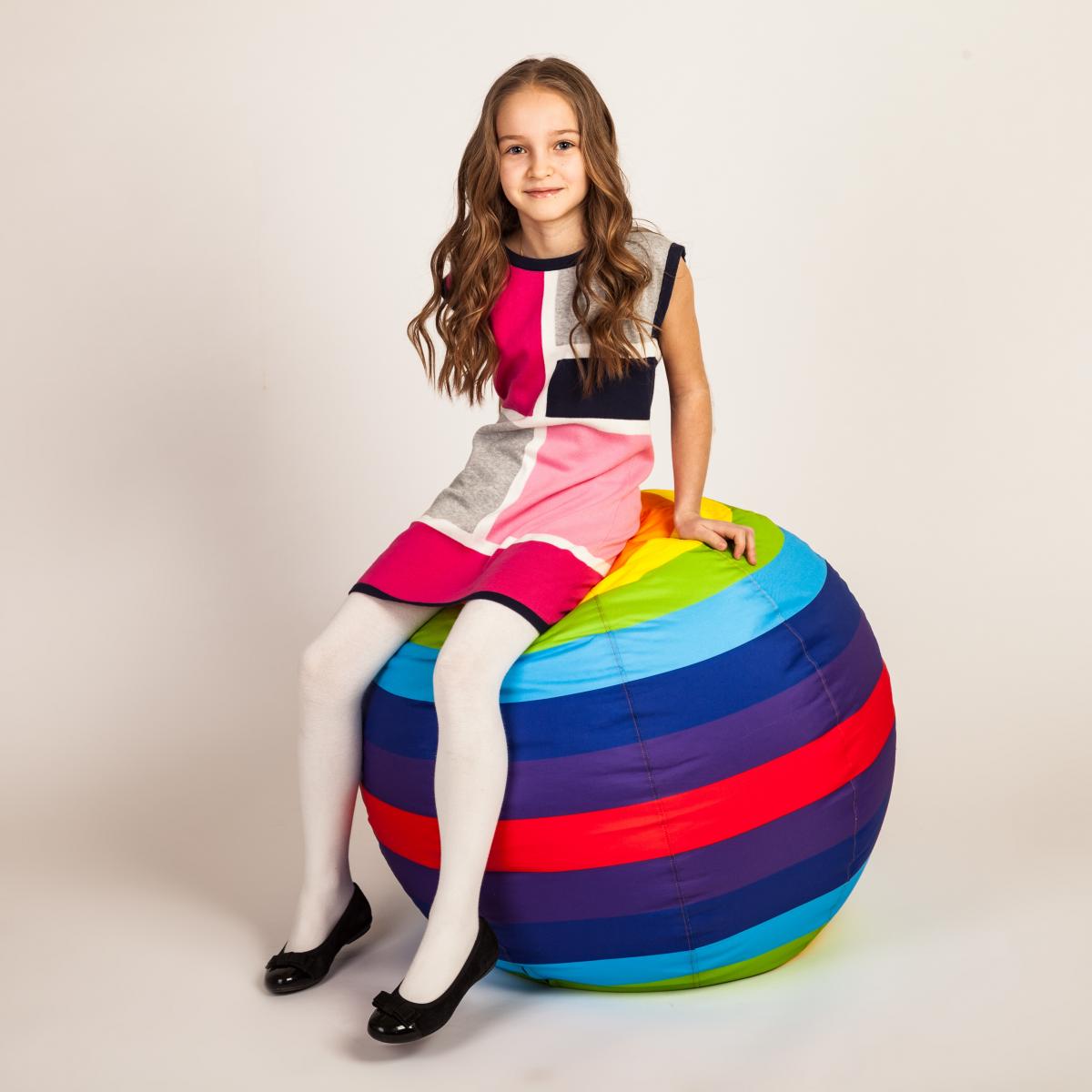 042426 Пуф Rainbow Mr Pouf Balls Santreyd 