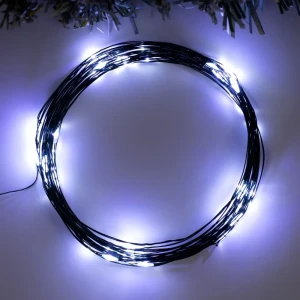 90641871 Электрогирлянда комнатная Luazon lighting 5198326 роса 5 м 50 ламп бесцветный 2 режимов работы STLM-0962061