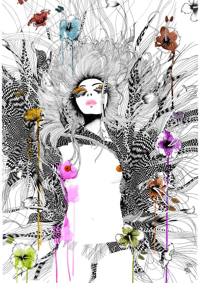 MOMENTI Авторский художественный принт Crazy home paintings Nc-010 - Вид №1