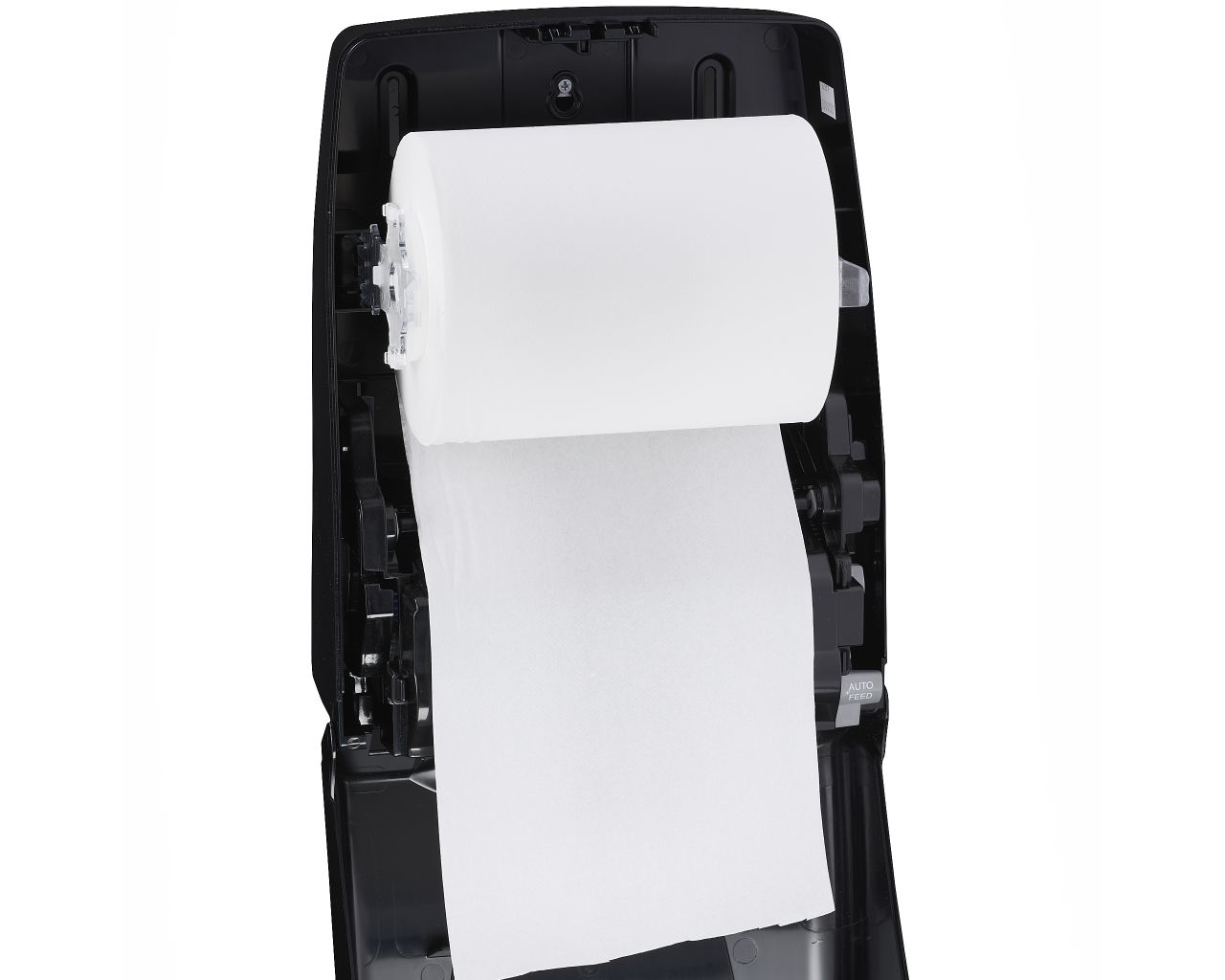 CAC501 AMADEUS SILKY BLACK автоматический диспенсер для бумажных полотенец в рулонах Merida  - Вид №7