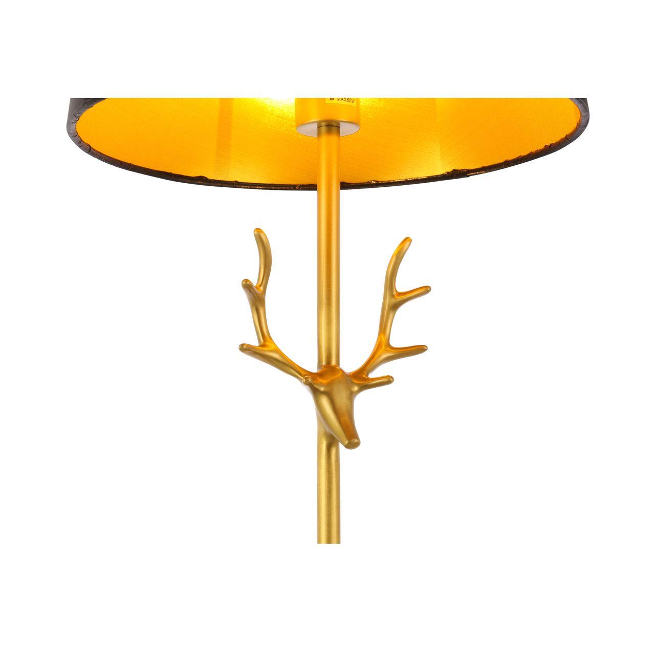 Торшер с абажуром 156х35 см черный Velossa SL1123.205.01 ST LUCE VELOSSA 00-3889552 Золото;черный  - Вид №2