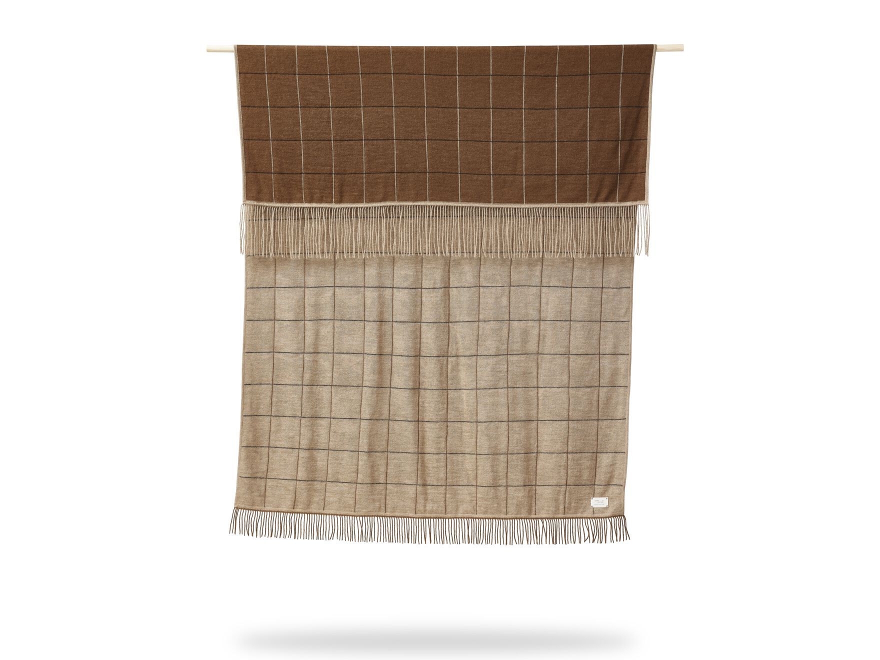 Клетчатый плед из альпаки Form & Refine Аймара ARCH-00090731 - Вид №1