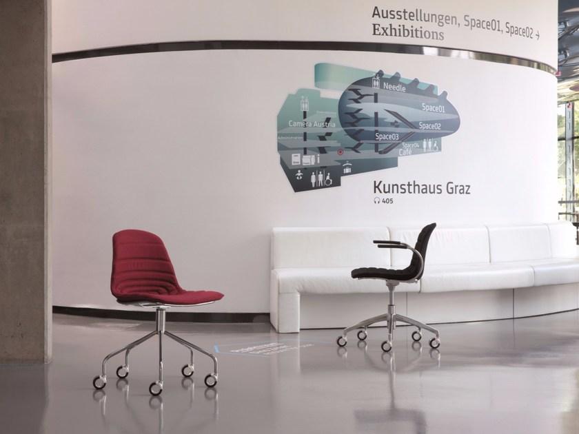 Luxy Кресло на эстакаде с подлокотниками на колесиках Epoca sun-id-1384096 - Вид №1