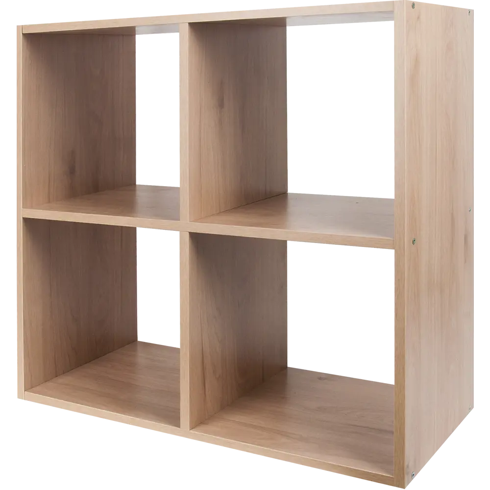 Стеллаж КУБ 4 секции 70.5х70.5х32 см ЛДСП цвет дуб Santreyd STLM-2137566