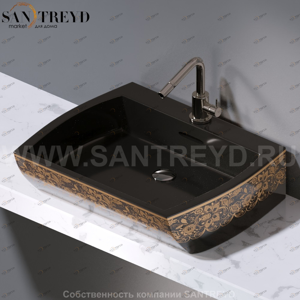 L282.461G Накладная раковина на столешницу  овальная A. e T. Italia SQUARE AeT ITALIA