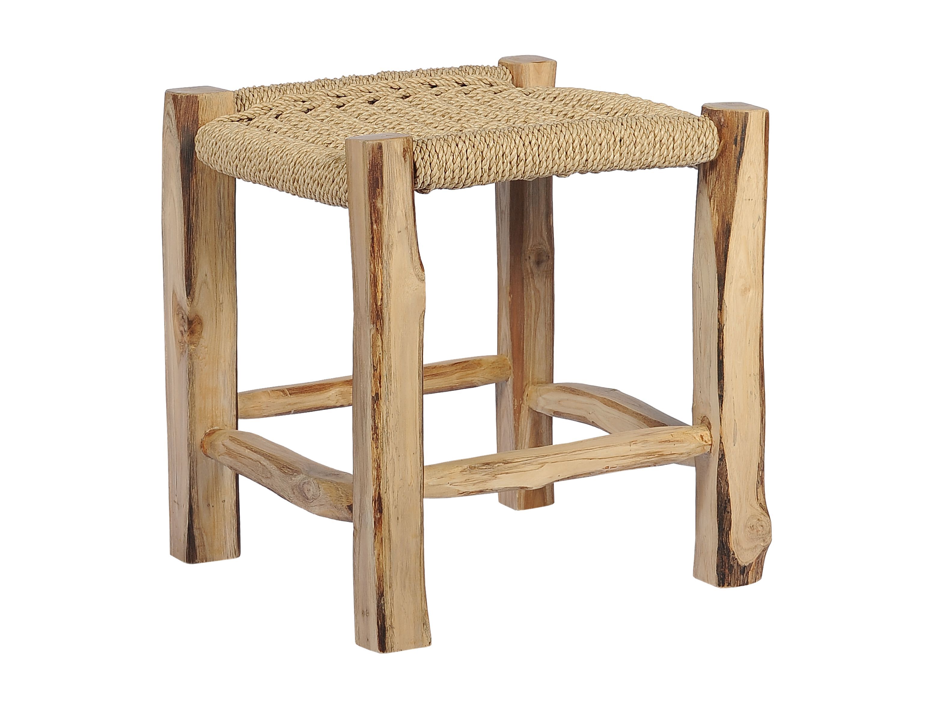 Садовый стул из тикового дерева и синтетической веревки с подставкой для ног cbdesign Sauvage ARCH-00132770 - Вид №8