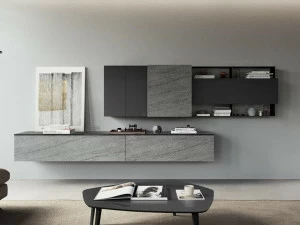 Febal Casa Настенная оборудованная стена, покрытая меламиновым лаком